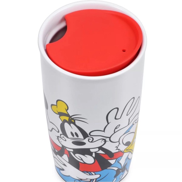 NEW In Box Disney Mickey & Friends Ceramic Mug Warmer Travel Mug With Lid 16 Oz - Picture 4 of 9